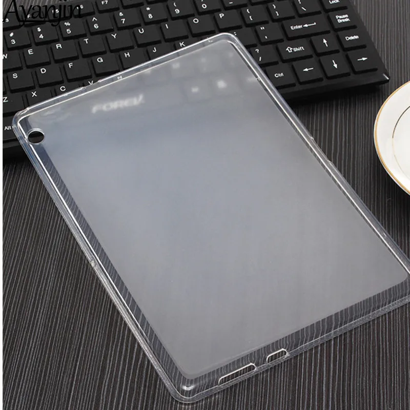 para Huawei Mediapad t5 10 Ags2-w09 L09 L03 W19 Transparente Tpu Tablet Case Capa de Silicone Macio para Huawei Honor Pad 10.1 Polegada