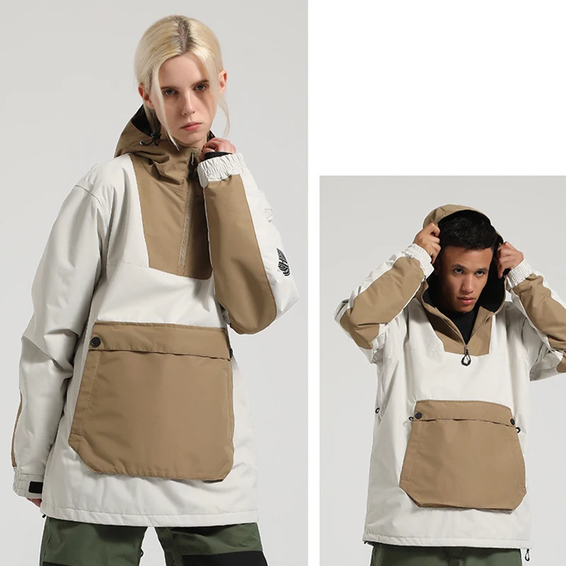 

New Top Ski jacket Women Man Outdoor Snowboard Suit Warm Hooded Ski Suit Wind Proof Waterproof Winter Clothing Hiking Jackets