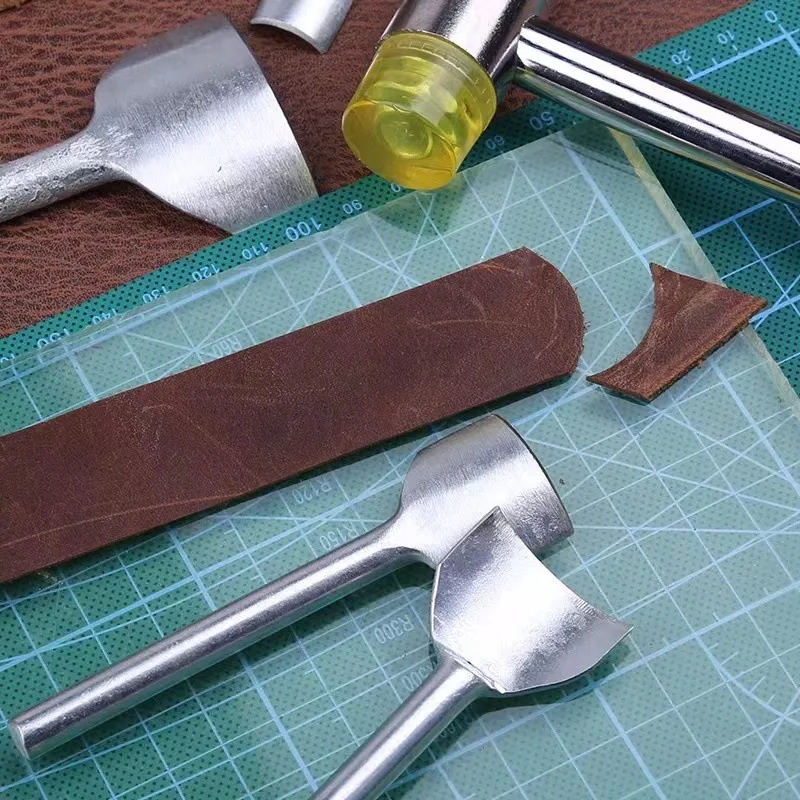 Leather Craft Tools 9 Piece Half Round Cutter Punch Set