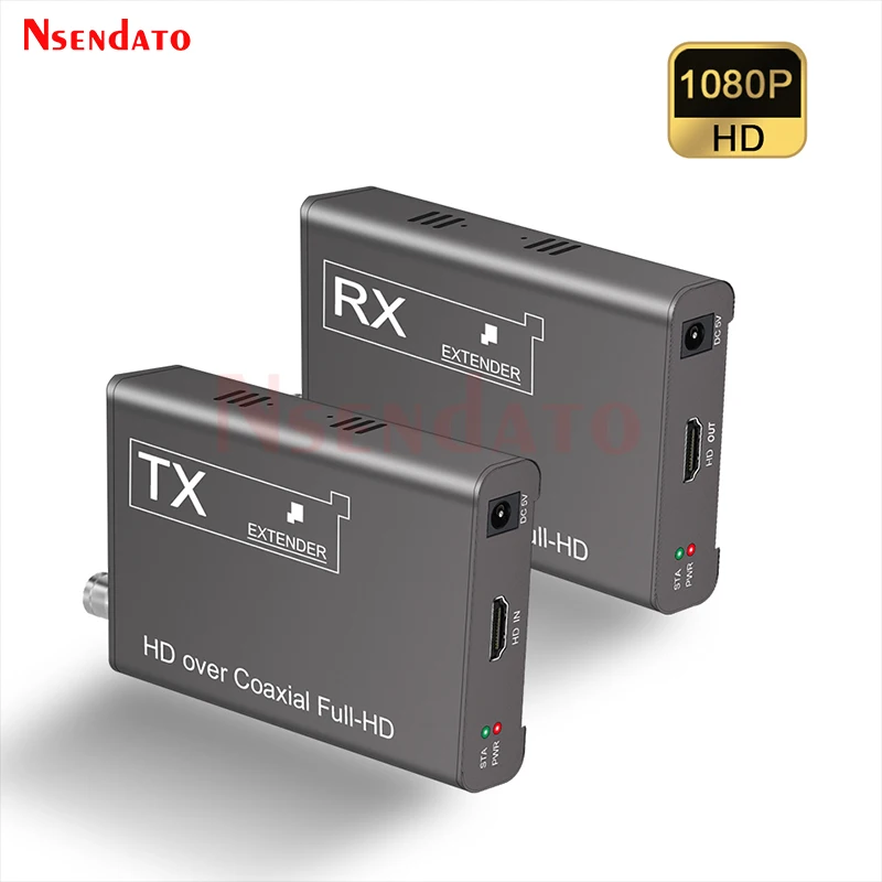 HDMI-совместимый удлинитель коаксиальный 1080P 300M Full HD над коаксиальным видео