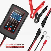 6V 12V Intelligent Car Battery Charging Charger Motorcycle For AGM GEL WET VRLA Lead Acid Battery Charger 100-240V 2