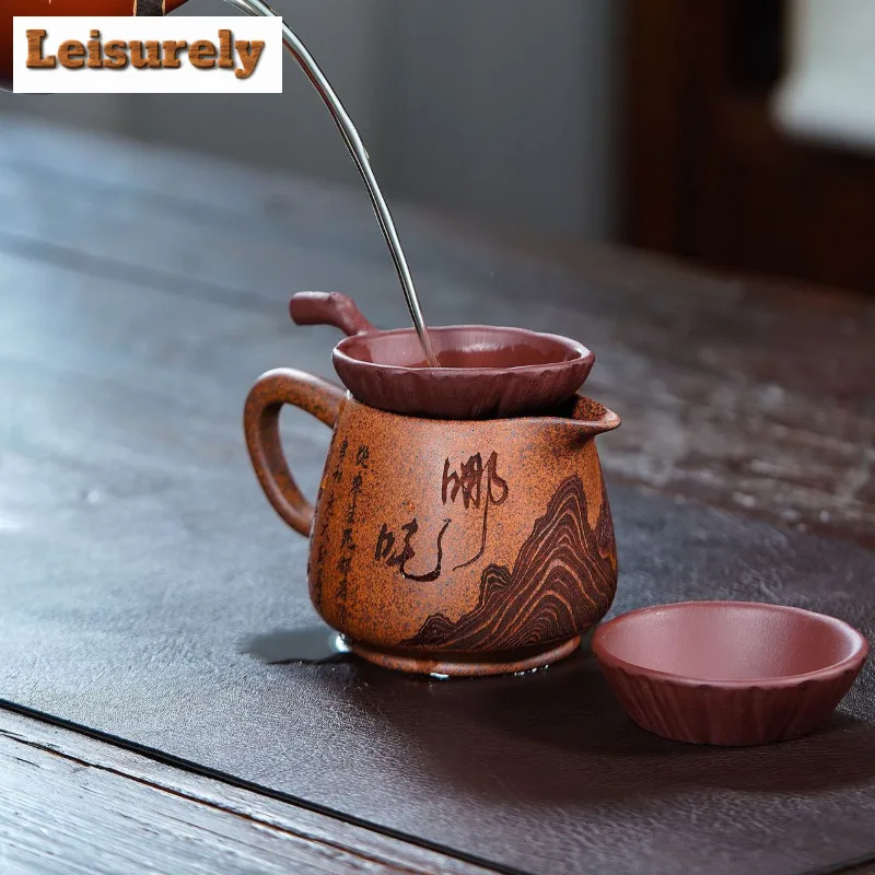 Yixing Zisha Tea Separator Infusor Ancient Tea Ball Tea Strainer Dispenser Household Tea Maker Tea Filter Tea Ceremony Craft