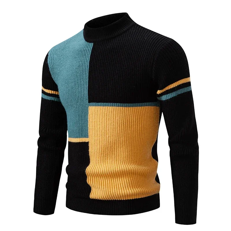 Knit Sweater New Sweater Design 2021 Man Handmade Woolen Sweater