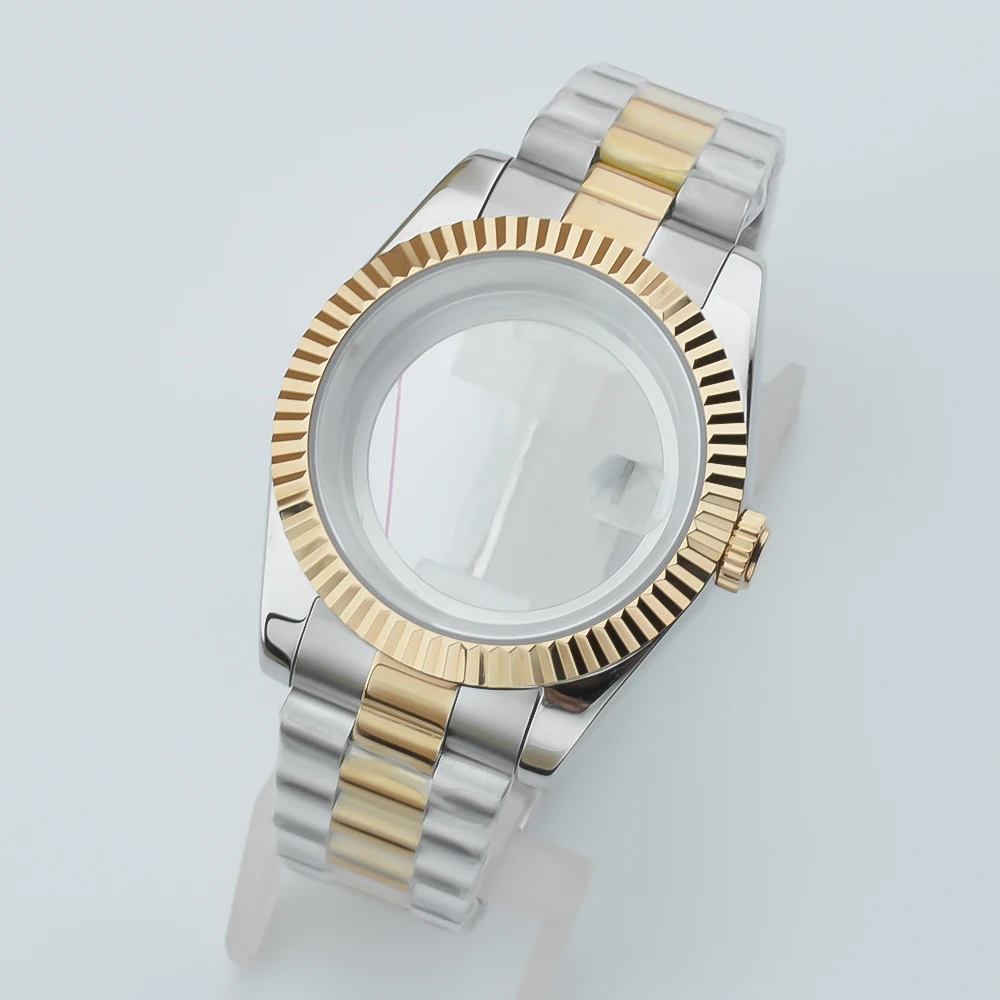 Gold Case with Presidential Bracelet and Sapphire Glass Crystal – 36mm/40mm