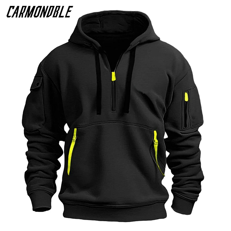 Fahrrad Bekleidung Herren Casual Bike Coat Mountain Motocross Hoodie CARMONDBLE Winter Cycling MTB Jackets Male Bicycle Clothing