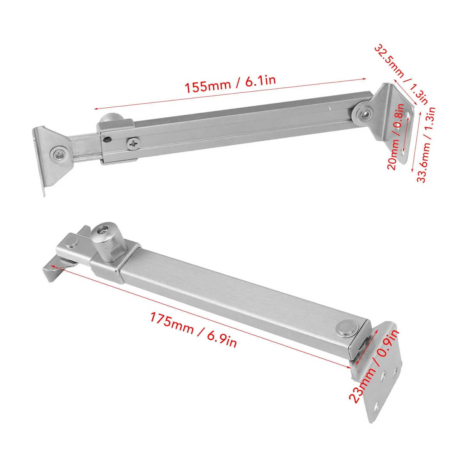 Aluminum Alloy Concealed Casement Window Hinge-Windproof for push -Out Design with Positioning Buckle