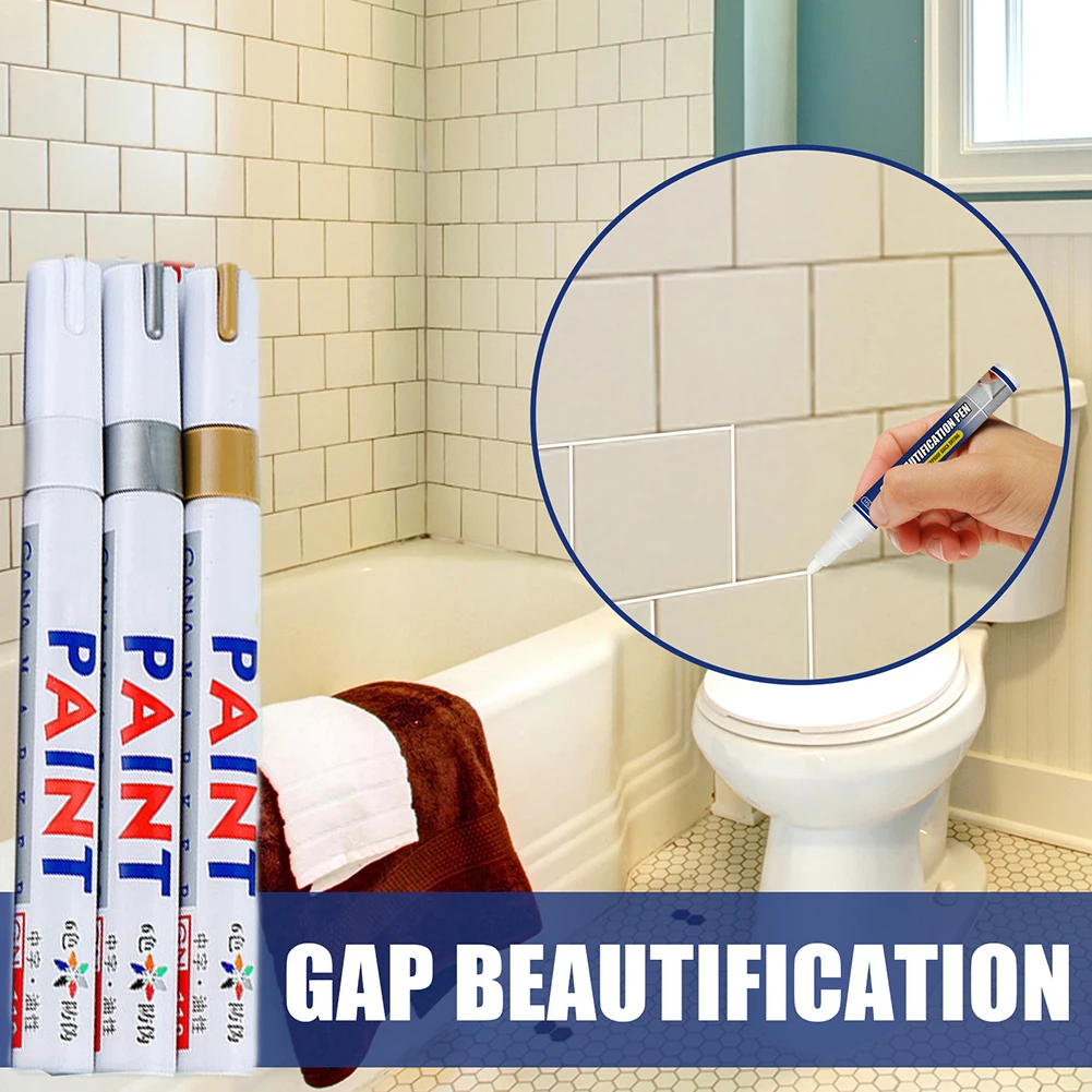 Useful Tile Gap Repair Color Pen Waterproof Mouldproof Special Seam
