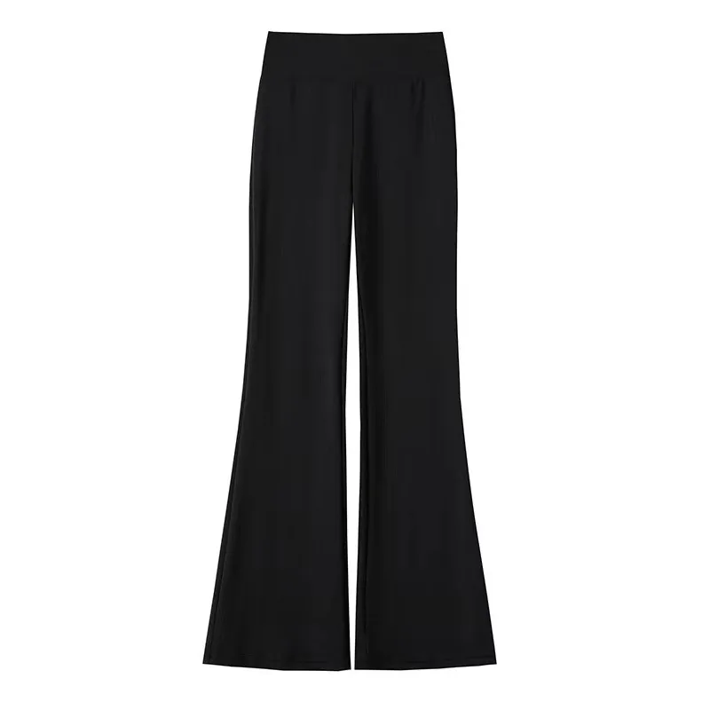 Women Sports Pants High Waist Flare Leggings Wide Leg Pants Women Gym Sports Yoga Pants Dance Trousers Retro All-match Streetwear Push Up Clothing