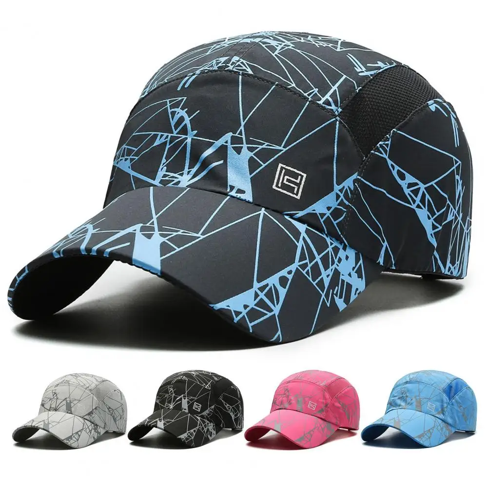 

Chic Baseball Hat Easy to Match Washable Decorative Stable Brim Ponytail Hole Peaked Hat Men Peaked Cap Hip-hop Style