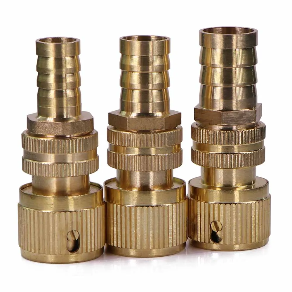 Messing-Schlauchadapter, Widerhaken, Pagoden-Rohrverschraubungen für 6/8/10/12/14/16/19/25 mm Gartenbewässerung, Bewässerungsschläuche, Schnellverbinder – Detail 4