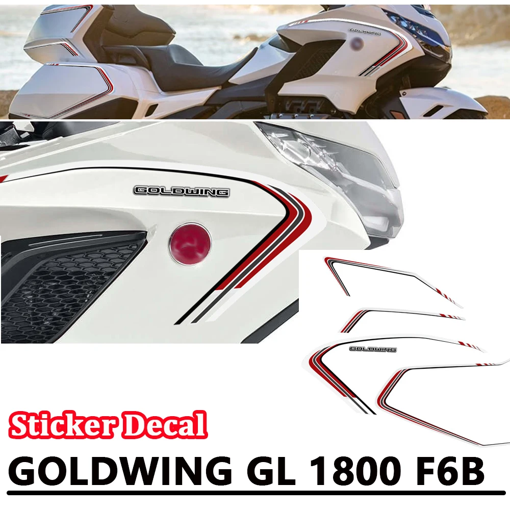 GL1800 Accessories Motorcycle Decal Decoration Graphic Sticker Decal Kit Case For HONDA Goldwing 1800 GL 1800 F6B 2018 2019 2020 2018 2023 for honda gold wing gl1800 f6b tank pad stickers oil gas protector cover decoration transparent motorcycle accessories