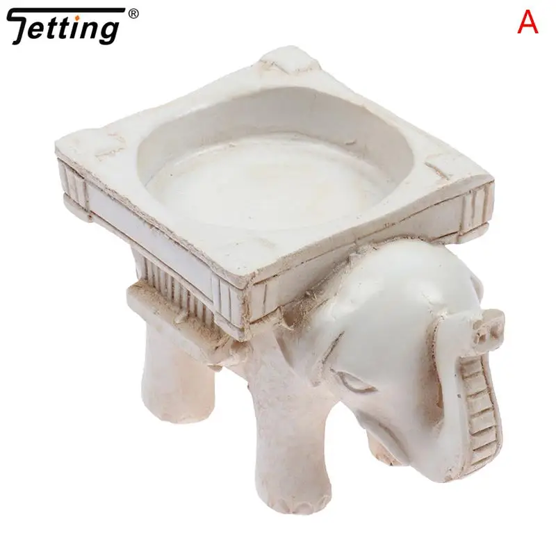 Retro Elephant ＆Bird Tea Light Candle Holder Home Decor Candlestick Home Party Favor Decor 1PC