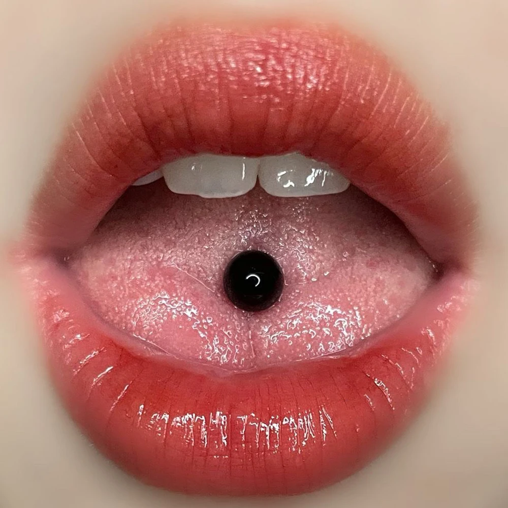Stainless Steel Acrylic Black Tongue Barbell Piercing Sets 14G White Tongue Rings Studs Body Piercing Jewelry 1/5pcs piercing jewelry body piercing jewelry body jewelry