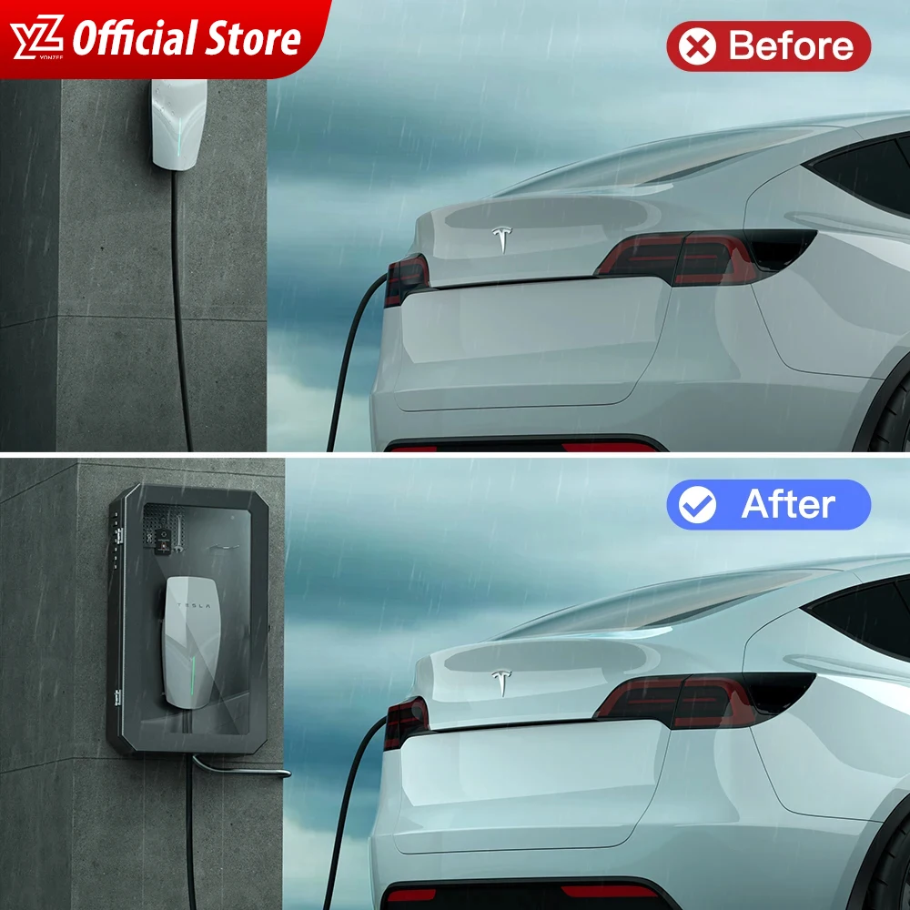 Tesla outdoor 2024 charging box