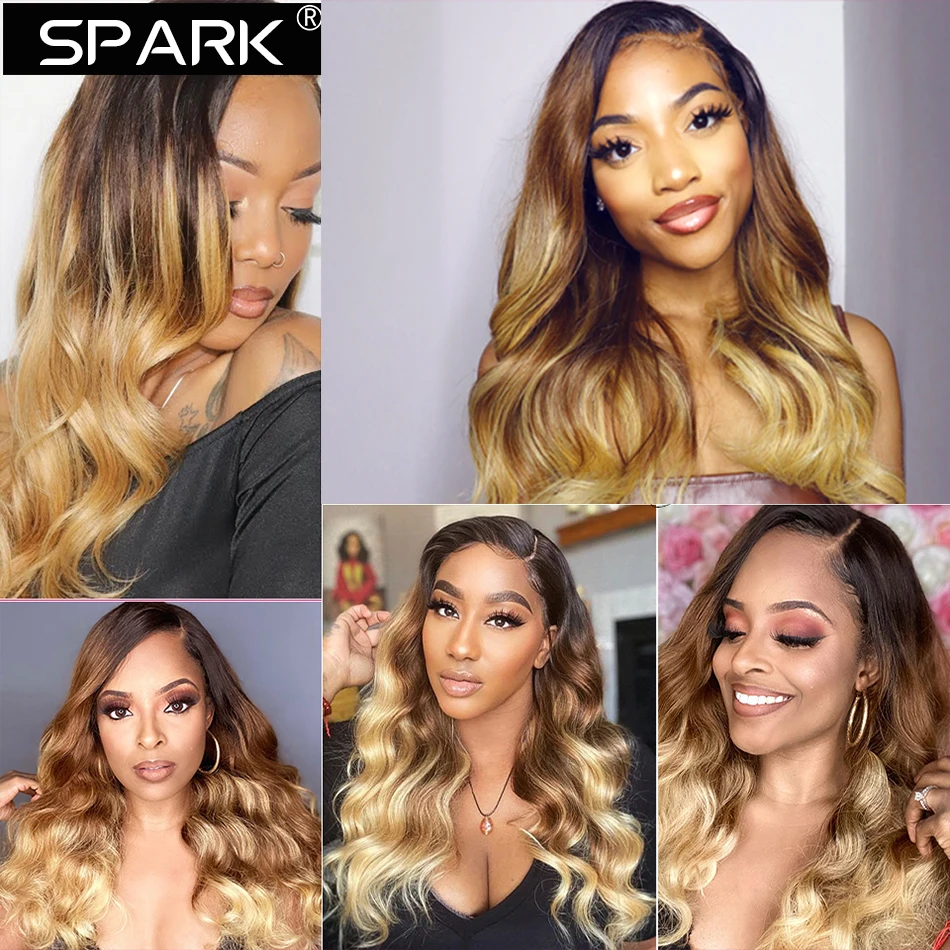 Human Hair Wigs Ombre Highlight Body Wave 13x4 Lace Frontal 4x4 Lace Closure 30 32Inch 180%Density Brazilian Wavy human hair wig,human hair extensions,lace front wig,human hair wigs,front lace wig