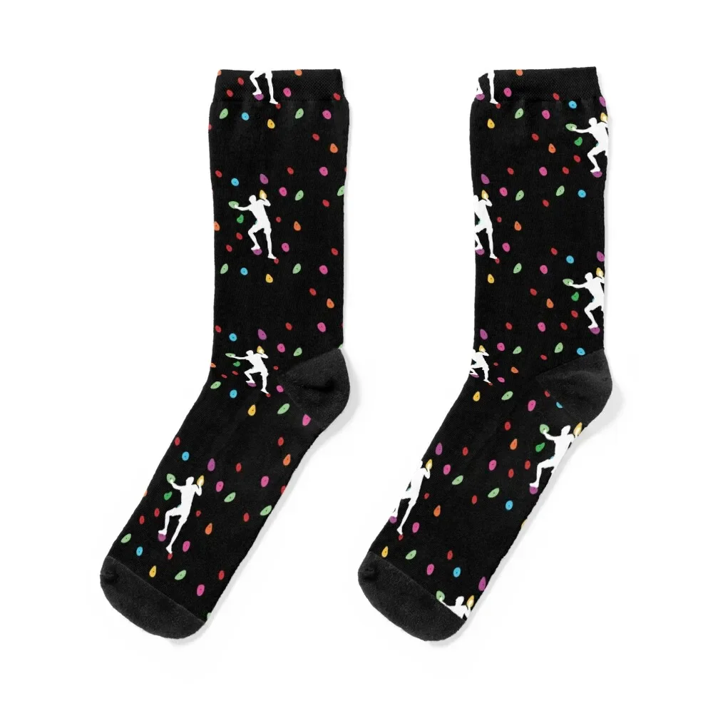 

Bouldering climbers - Colorful climbing wall - Boulderer Socks Run golf Men's Socks Luxury Women's