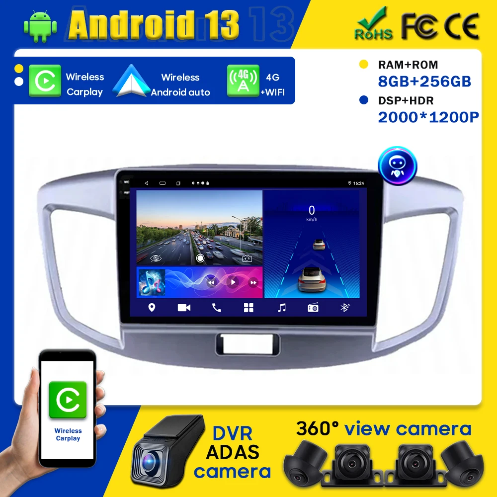 

Автомобильный стереопроигрыватель, стерео-система под управлением Android, без DVD, с GPS Навигатором, для Suzuki Wagon 2015, типоразмер 2DIN