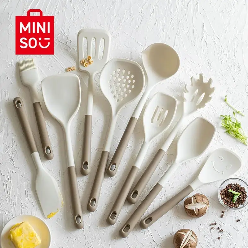 Kitchen Utensils Silicone Non-stick Pot Spatula High-Temperature Resistant Ladle