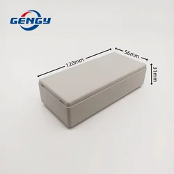 Compact Plastic Enclosure Box for Circuit Board Projects - 120x56x31mm, DIY Electronic Wire Junction Storage (120x56x31mm White)