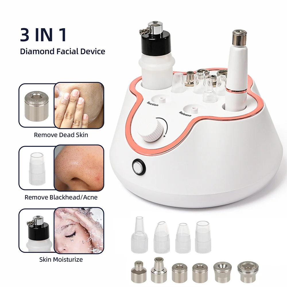 

Professional Diamond Microdermabrasion Machine Home Use Facial Peeling Beauty Machine Exfoliation Face Deep Cleaning Skin Care