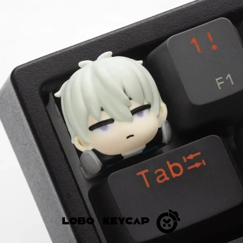 Anime-Inspired Cute Artisan Keycap - Resin Key Caps for Mechanical Keyboards, Perfect Gamer Gift