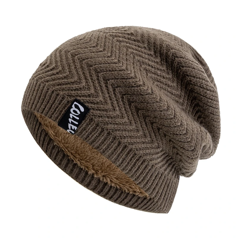 Neue Stil Unisex Warm Halten Winter Hüte Pfeil Muster Mode Männer Frauen Ski Beanie Hut Casual Decor Winter Stricken Kappe – Detail 9