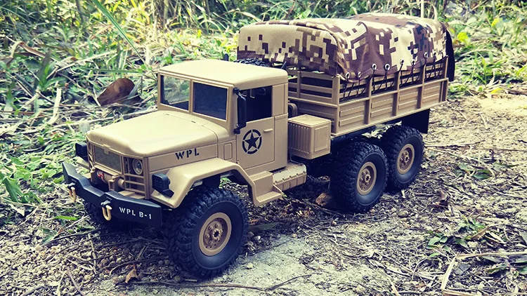 1/6ミリタリートラックラジコン　6輪駆動タイプ　WPL　B-16 楽天市場】WPL B-16 2.4GHz 1/16 6WD RTR ミリタリートラック