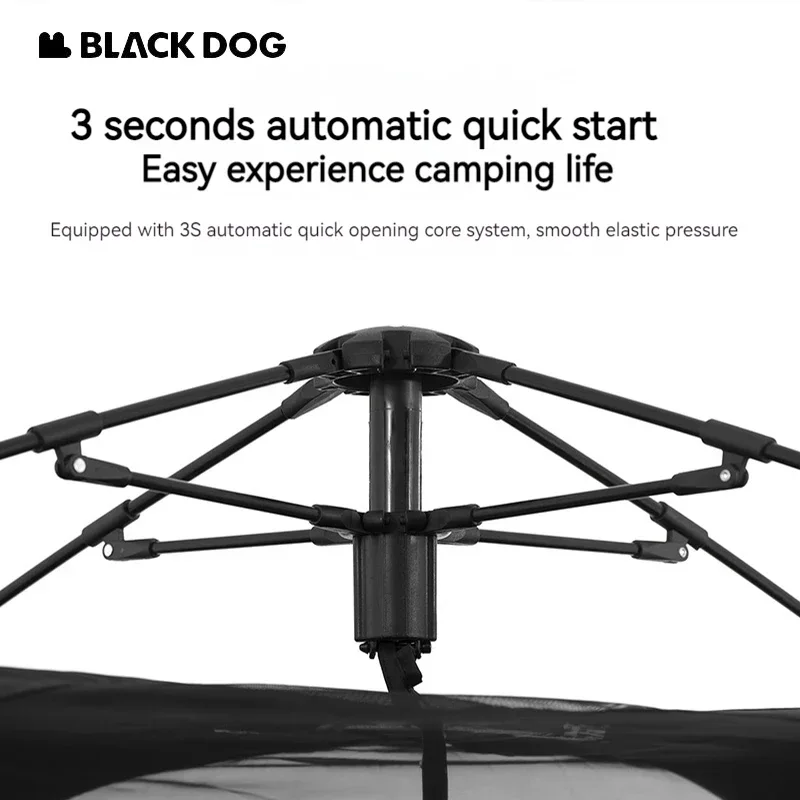 BLACK DOG 방수 자동 원터치 초경량 휴대용 텐트