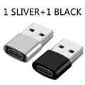 Silver and black