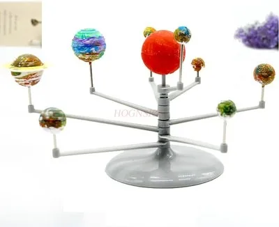 

Student science experiment nine planetary instrument diy self-made solar system model technology small production astronomical