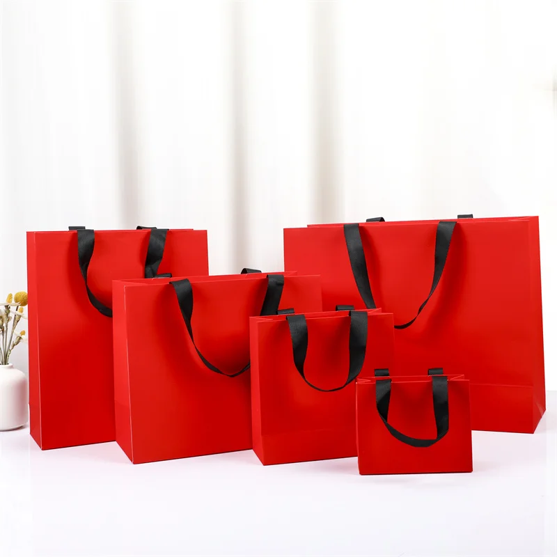 500pcs Luxury Own Printed Necklace Boutique Clothing Shopping Jewellery Wedding Gift Packaging Paper Bags
