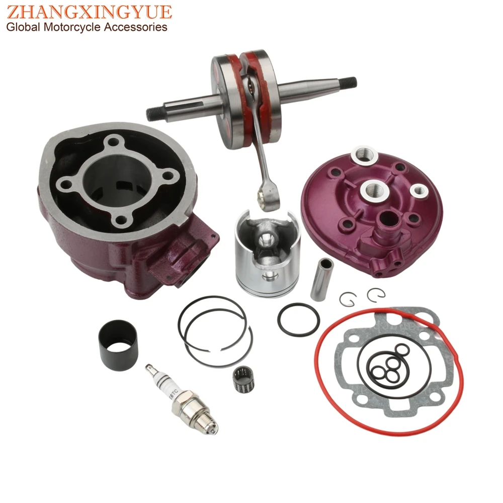 Kit Cilindro Grande Foro Am6 90Cc E Albero Motore Da Corsa Per Aprilia Af1 Classic Mx Sm Pegaso Rs Extreme Ma Replica Tuono 50Cc Am4 Am5 2T