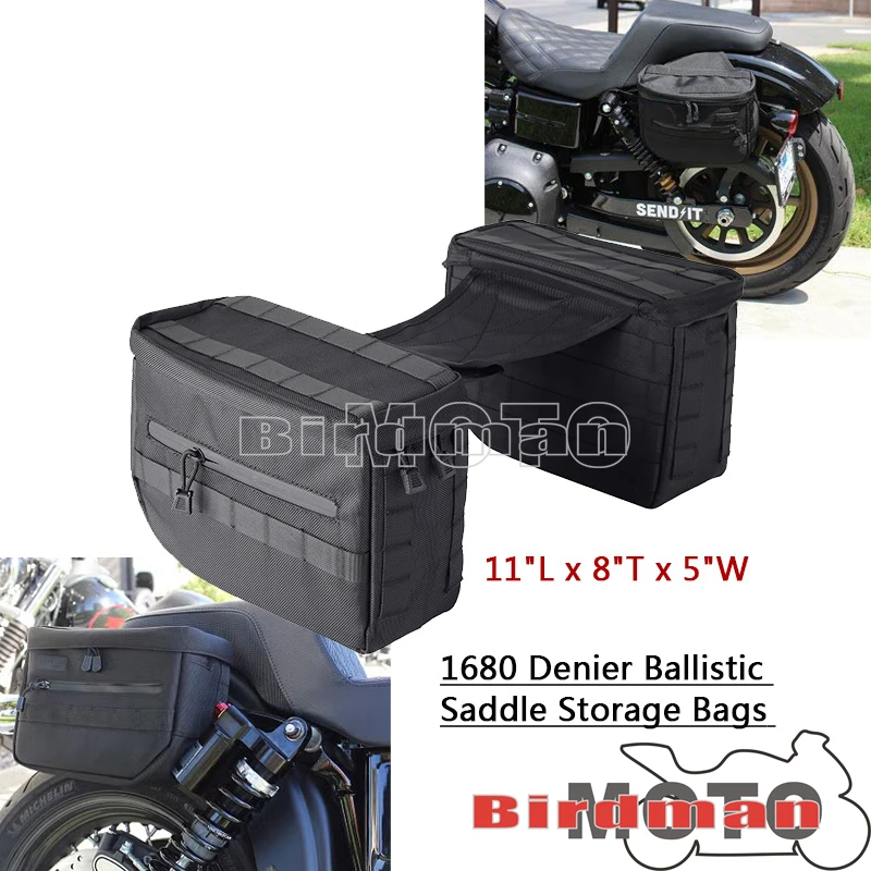 

Motorcycle Saddlebags Saddle Bags Luggage Bags Travel Knight Rider Storage Bag For Harley Softail Dyna Super Glide Sportster