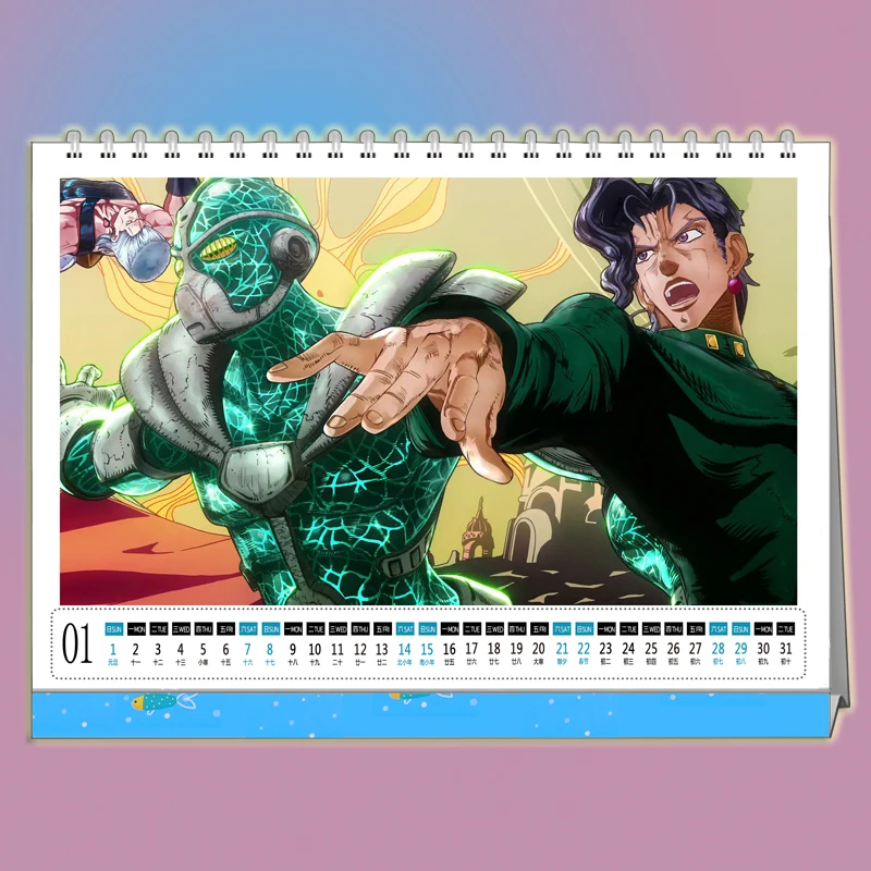 Jojos Bizarre Adventure Calendar | Jojo Bizarre Adventure Anasui - 2023 New  Anime - Aliexpress