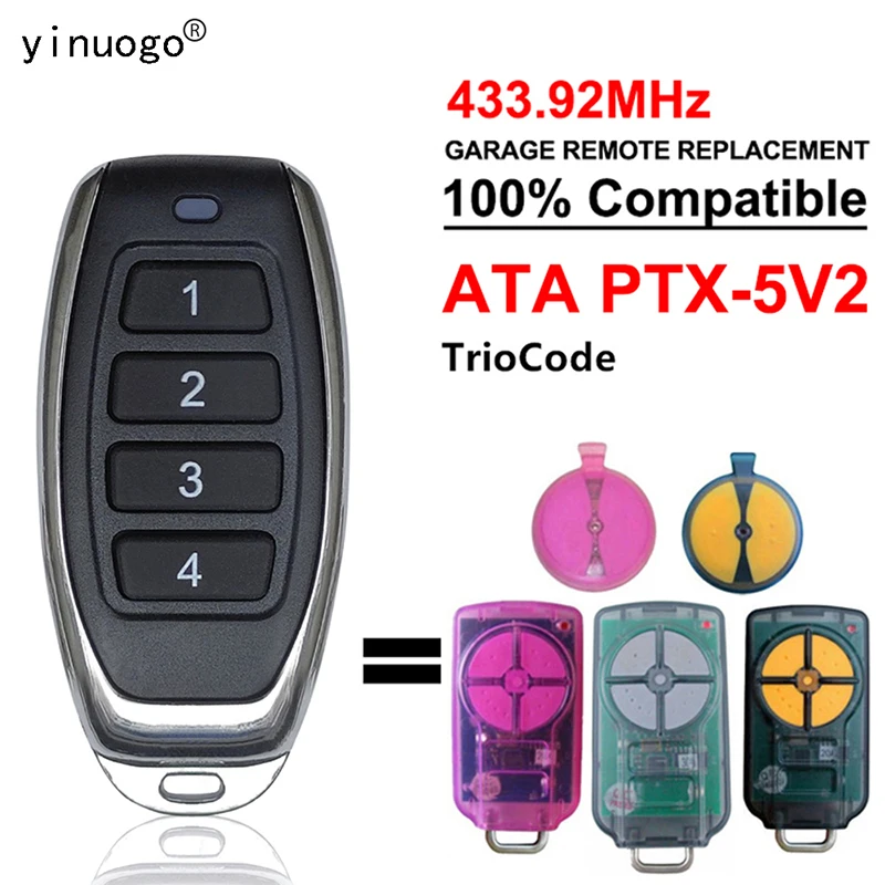For ATA PTX5 PTX 5V1 PTX 5V2 PTX 2V1 PTX 2V2 PTX2 TrioCode Garage Door