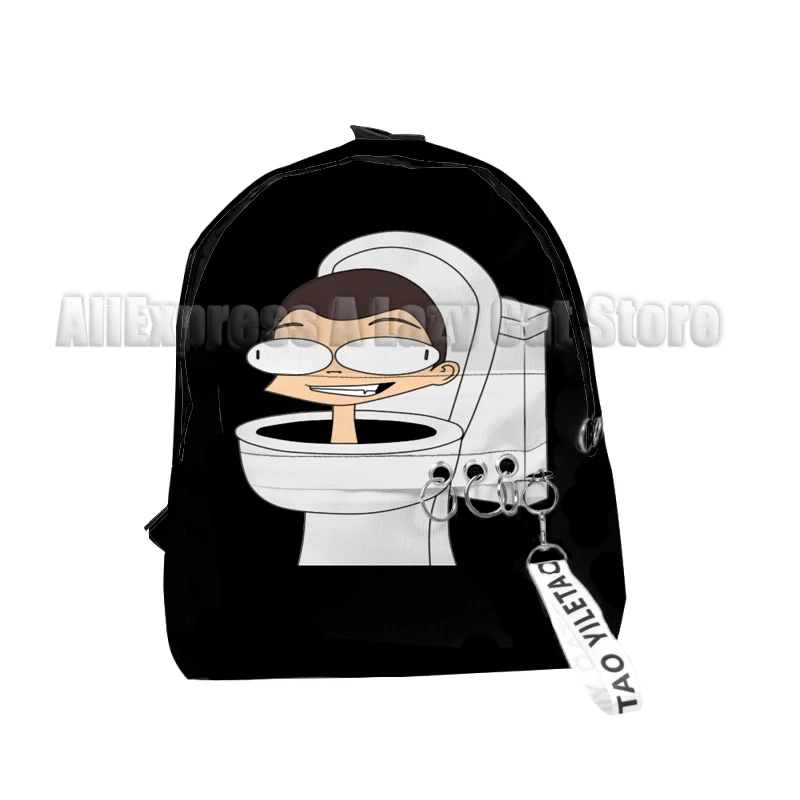 Skibidi Toilet Speakerman Backpack Cartoon Anime Game Camera Man School Bag Camcordeman Custom Kids Bags for Boys Girls 3