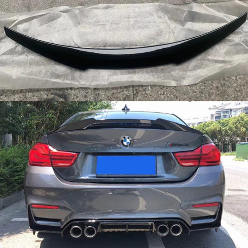 

Для Bmw F82 M4 задний багажник губа крыло спойлер F82 M4 2014-2016 M4 производительный стиль
