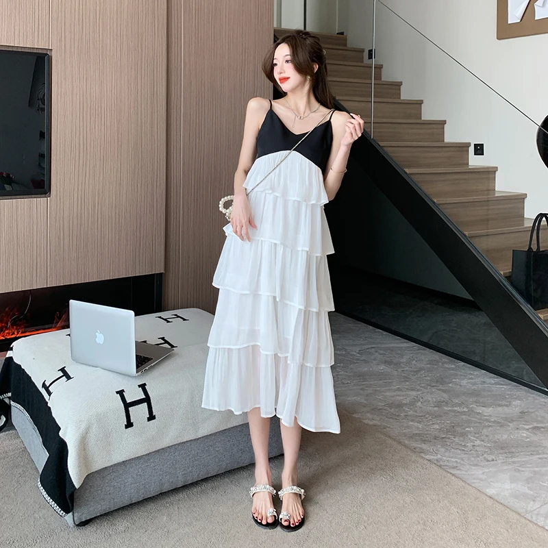 

2023 Spring Summer New Slip Cake Female Dress Diminutive Panels Skinny Beach Womenswear Free Shipping