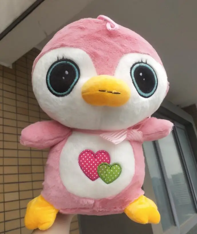 Симпатичная плюшевая игрушка Candice guo милое животное любящее сердце бант розовый