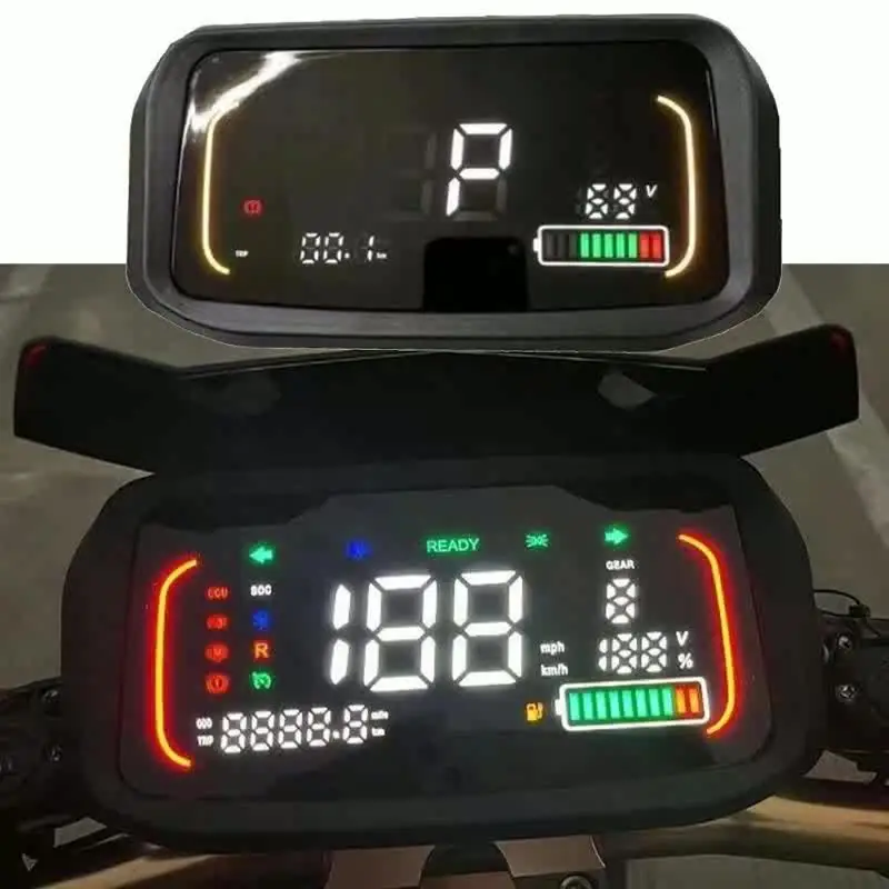 Écran LCD Pour E-Bike 48-72V - Compteur De Vitesse Universel Pour Scooter Électrique