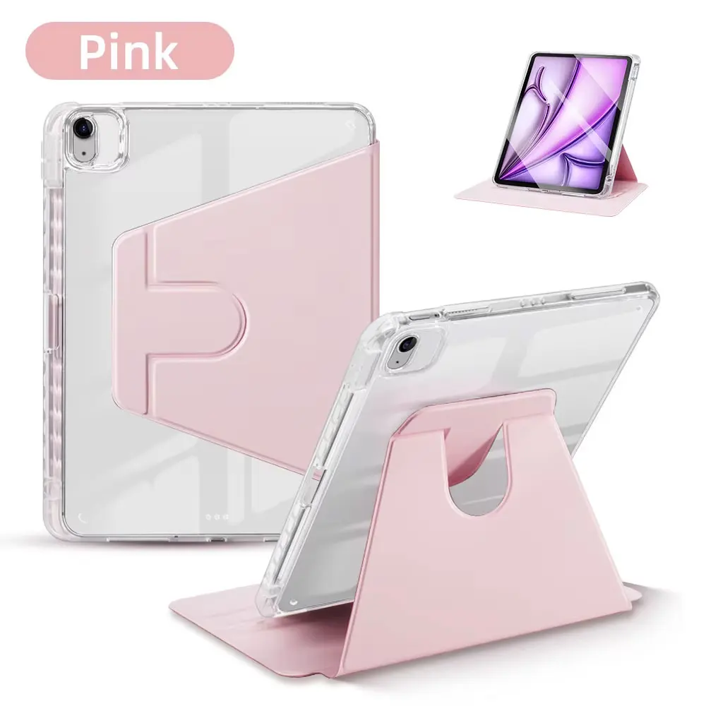 360° Rotation Protective iPad Case with Versatile Stand Feature