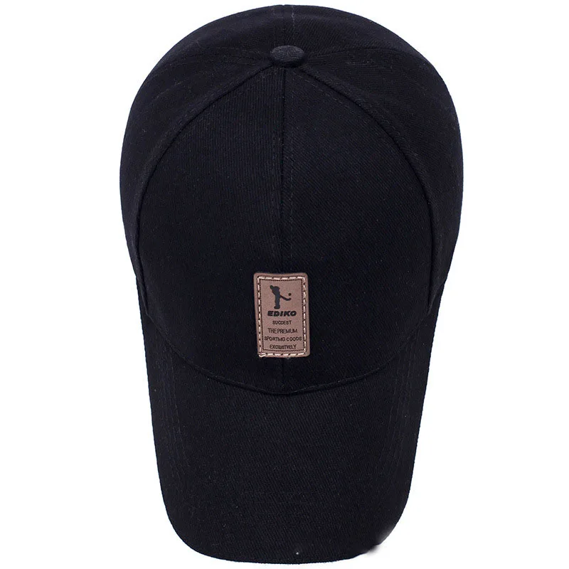 Summer Women Men Structured Baseball Cap Solid Cotton Adjustable Snapback Sunhat Outdoor Sports Hip Hop Baseball Hat Casquette 5