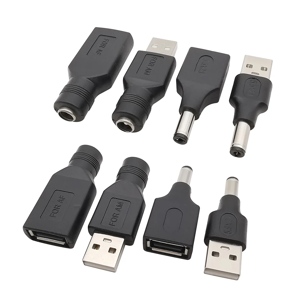 USB 2.0 Type A Male to Female Jack DC Power Adapter Plug