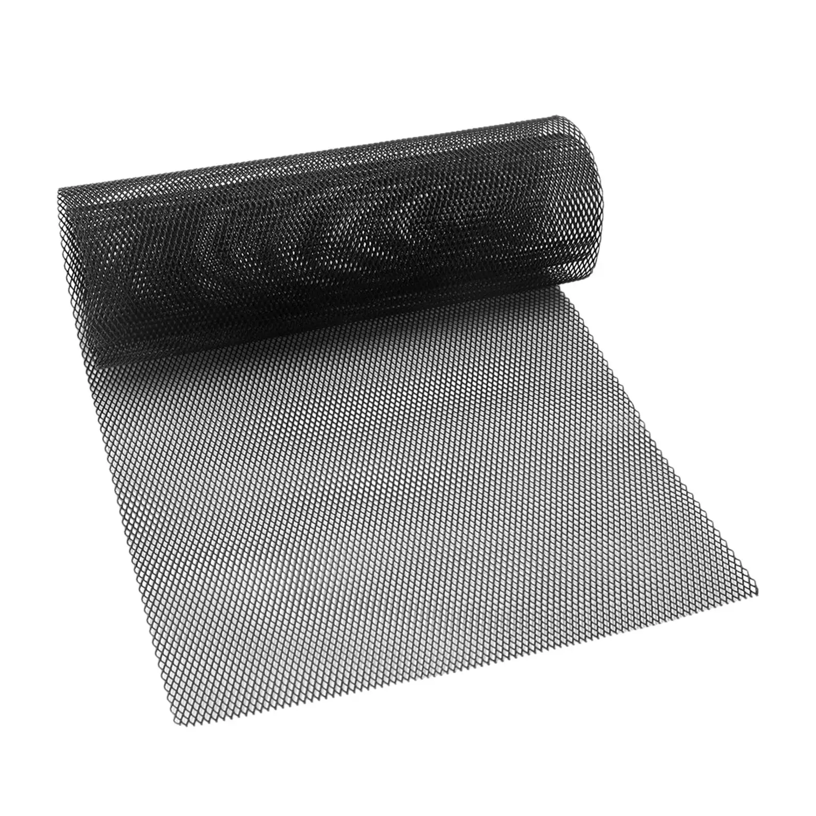 Car Grill Mesh 0.24inchx0.12inch Rhombic Hole Accessories for Bumper