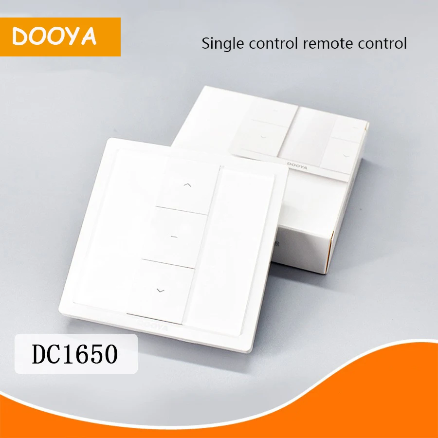 

DOOYA Electric Curtain Smart Home Transmitter Single Channel Single Control Wireless 86 Wall Sticker Remote Control DC1650