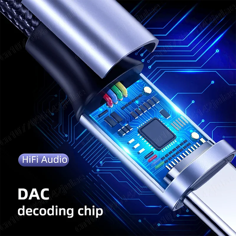 HiFi USB Type C To 3.5 Jack Earphone Adapter USB-C 3 5mm