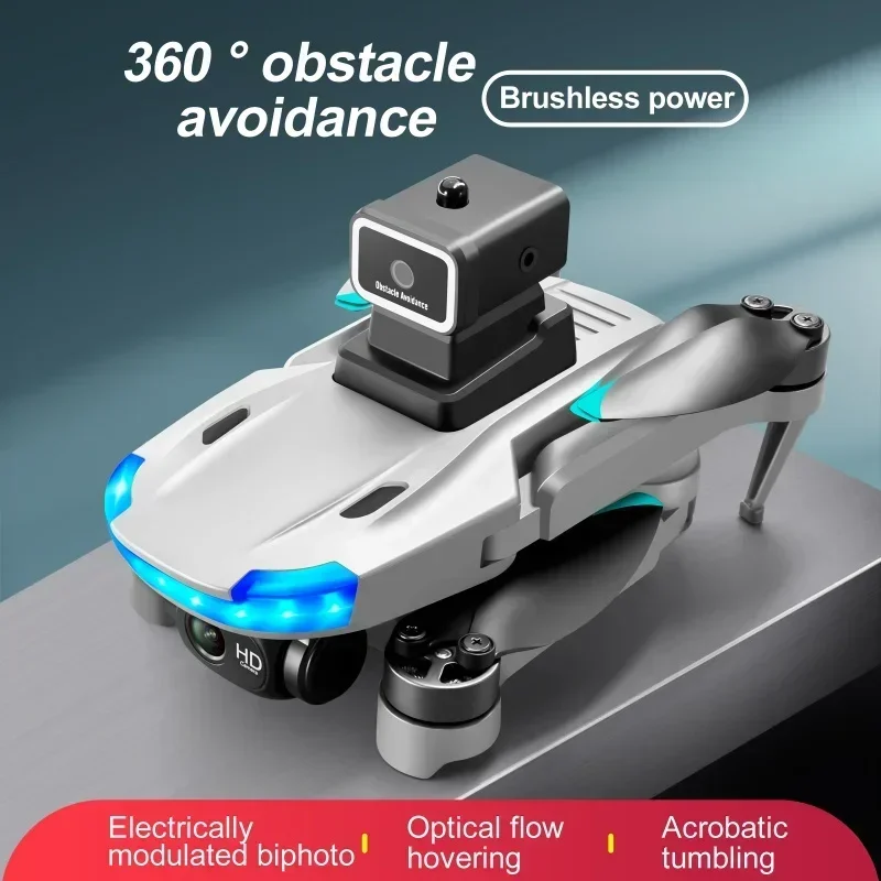 

Foldable Quadcopter Toys S138 Mini Drone 4K 8K Dual HD Camera Obstacle Avoidance Optical Flow Positioning Brushless RC Dron