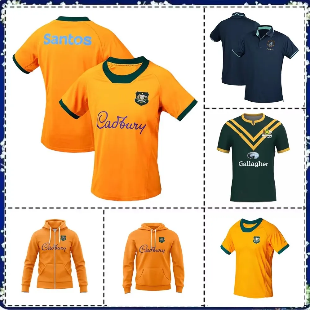 Australian Wallabies Home Jersey MENS INDIGENOUS RUGBY JERSEY size S--5XL