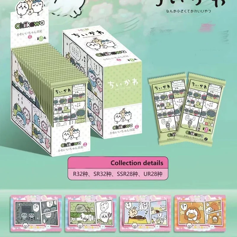 Chiikawa Trading Collectible Cards Full Box Cute Hachiware