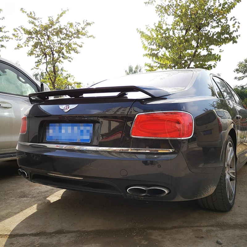 

Спойлер на крыло багажника для Bentley, летающий прямой седан, 4 двери, только 13-16 V8, автомобильный стиль D, задняя крышка из АБС-пластика